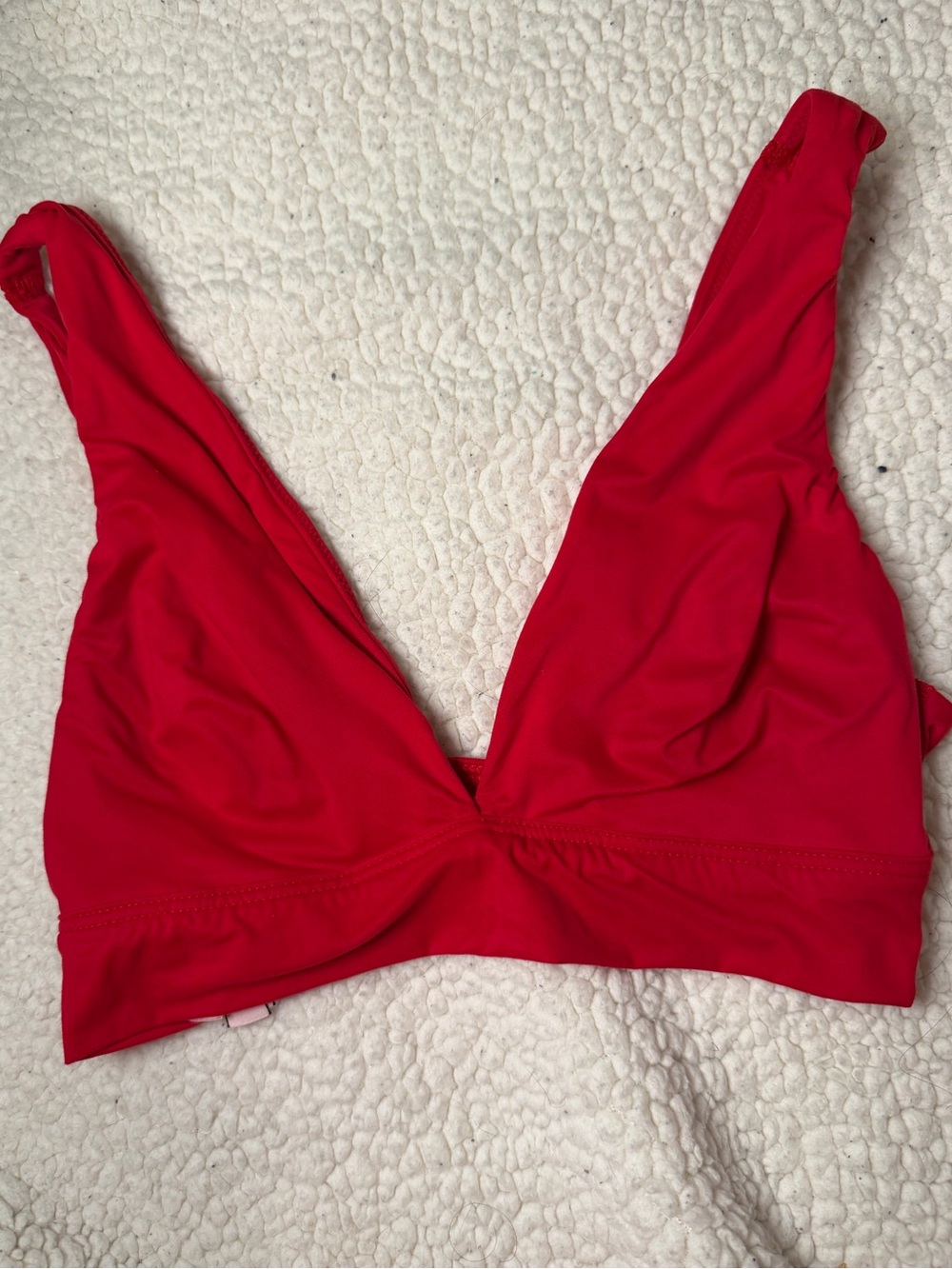 Victorias Secret Women's Red V-Neck Bra
